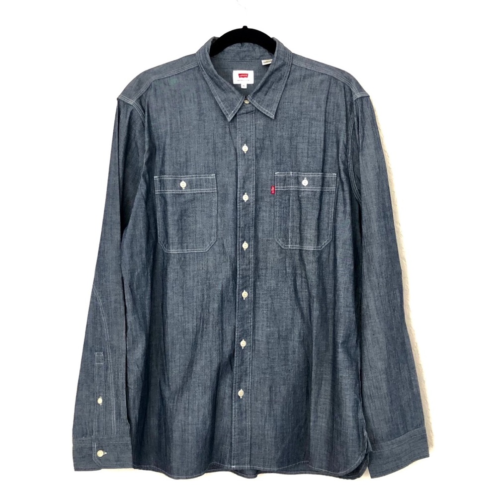 Levi’s Men’s Button-Up Denim Shirt - XL